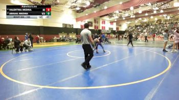 105 lbs Cons. Round 5 - Valentina Medina, Mater Dei vs Abigail Medina, Western