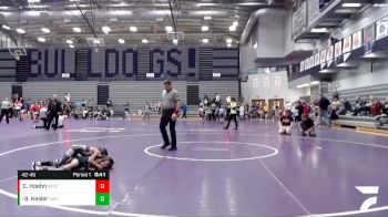 42-46 lbs Cons. Semi - Beckham Kesler, Greentown Wrestling Club vs Case Hoehn, Maurer Coughlin Wrestling Club