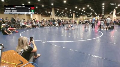 75 lbs Cons. Semi - Brodey Green, Fight Club vs Cadyn Jones, Grindhouse