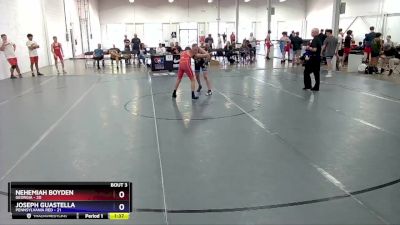 119 lbs Quarterfinals (8 Team) - Nehemiah Boyden, Georgia vs Joseph Guastella, Pennsylvania Red