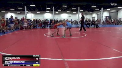 77 lbs Placement Matches (8 Team) - Keyen Koochel, Kansas vs Greyson McDonald, Florida