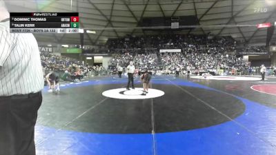 Boys 2A 132 lbs Semifinal - Talin Kerr, Anacortes vs Dominic Thomas, Orting