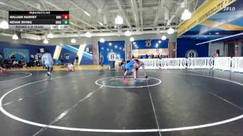 132 lbs Round 3 (8 Team) - Nevan Irving, Alpha Dogs vs William Harvey, Wakulla WC