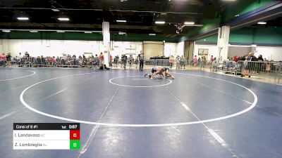 136 lbs Consi Of 8 #1 - Isaiah Landavaso, AZ vs Zack Lombreglia, NJ