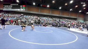 113 lbs Champ. Round 1 - Jacob Lopez, Will C. Wood vs Noah Forget, Inderkum