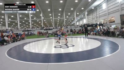 110 lbs Zoey Dodgers, Illinois vs Natasha Shafer, Minnesota
