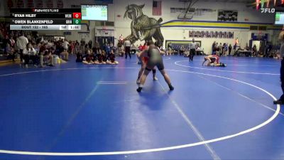 165 lbs Cons. Round 3 - Ryan Hilby, West Delaware, Manchester vs Owen Blankenfeld, Grinnell