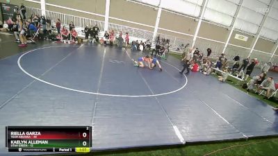 125 lbs Placement (4 Team) - Kaelyn Alleman, Utah Green vs Riella Garza, Team Arizona