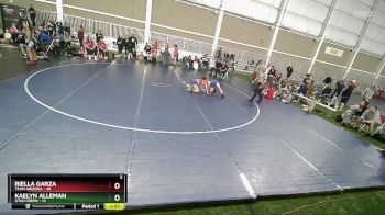 125 lbs Placement (4 Team) - Kaelyn Alleman, Utah Green vs Riella Garza, Team Arizona