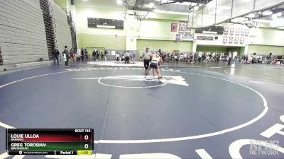 144 lbs Quarterfinal - Greg Torosian, BIRMINGHAM vs Louie Ulloa, BANNING