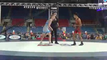 100 lbs Consi Of 8 #2 - Joshua Frias, Hawaii vs Jared Johnston, Ohio