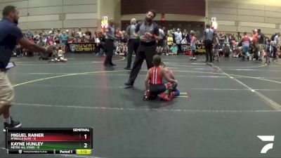 67 lbs Semis & 1st Wrestleback (8 Team) - Miguel Rainer, Pitbulls Elite vs Kayne Hunley, Metro All Stars