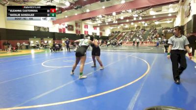 190 lbs 5th Place Match - Natalie Gonzalez, Victor Valley vs Eleahna Castorena, Diamond Bar