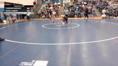 138 lbs Semifinal - Carston Bartlett, Rawlins vs Scott Larson, Newcastle