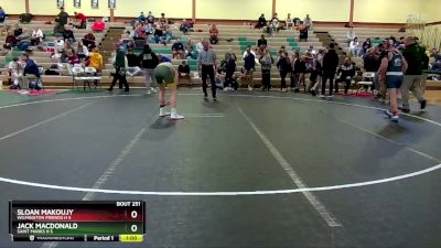 138 lbs Cons. Semi - Sloan Makoujy, Wilmington Friends H S vs Jack MacDonald, Saint Marks H S