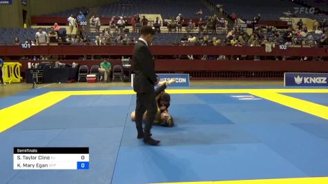 Stephanie Taylor Cline vs Kathryn Mary Egan 2024 Pan IBJJF Jiu-Jitsu No-Gi Championship