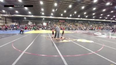 55 lbs Champ. Round 2 - Emmeric Elmer, Mobridge AAU Wrestling vs Garrett Johnson, Dakota Boyz Wrestling Club