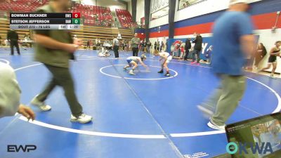 76 lbs Rr Rnd 5 - Bowman Buckner, Berryhill Wrestling Club vs Stetson Jefferson, Raw Wrestling Club