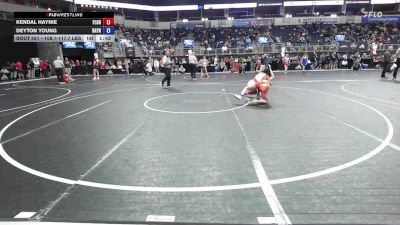 108.1-117.7 lbs Round Of 32 - Kendal Haynie, Florida National Wrestling Team vs Deyton Young, Rayne Wrestling