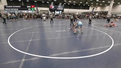 120 lbs Champ. Rd Of 16 - Emilio Escobar, Granite Wrestling Club vs Kaison Schreier, MO West Championship Wrestling Club