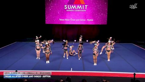 Texas Allstar Cheer and Dance - Riptide [2026 L2 Senior - D2 - Small - B Wild Card] 2026 The D2 Summit