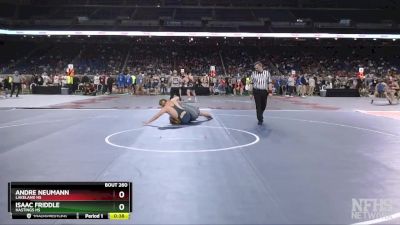 D1-215 lbs Cons. Round 2 - Andre Neumann, Lakeland HS vs Isaac Friddle, Hastings HS