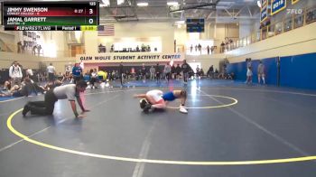 125 lbs Champ - Round 1 (16 Team) - Jamal Garrett, Barton vs Jimmy Swenson, Cowley College