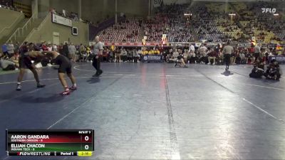 157 lbs Round 1 (16 Team) - Elijah Chacon, Indiana Tech vs Aaron Gandara, Southern Oregon