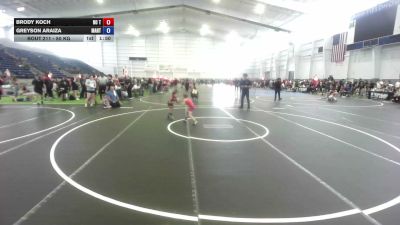 50 kg Rr Rnd 2 - Brody Koch, No Team vs Greyson Araiza, Mantanona TC