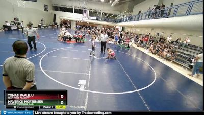 87-94 lbs Round 1 - Maverick Mortensen, Aviator Wrestling Club vs Tomasi Faaliliu, Team Pride Academy