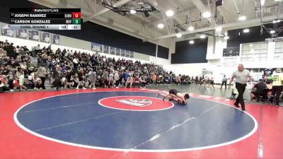 126 lbs Cons. Round 1 - Carson Gonzalez, Murrieta Valley vs Joseph Ramirez, El Modena