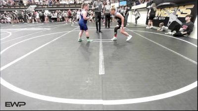 130 lbs Rr Rnd 1 - Jayci Thompson, Little Axe Takedown Club vs Kimberlyn Luper, Hennessey Takedown Club