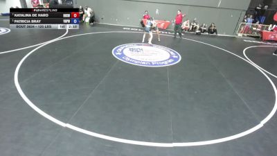 125 lbs Cons. Semis - Katalina De Haro, Hillcrest High School Wrestling vs Patricia Bray, Vasky Bros\Pitman Wrestling Club