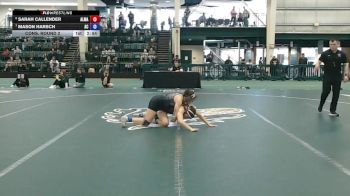 131 lbs Cons. Round 2 - Mason Harsch, Adrian College vs Sarah Callender, Alma