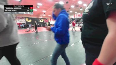 100 lbs Champ. Round 1 - Klariza Torres, Canyon View vs Kamaiya Bren, Yucca Valley