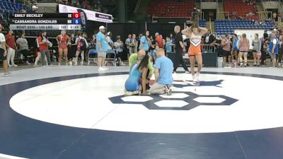 145 lbs Quarters - Emily Beckley, Oklahoma vs Cassandra Gonzales, Minnesota