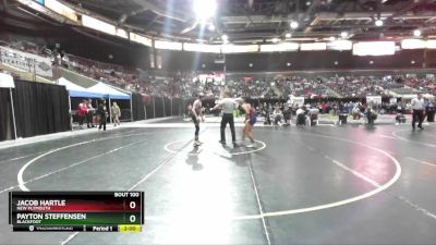 120 lbs Champ. Round 1 - Payton Steffensen, Blackfoot vs Jacob Hartle, New Plymouth