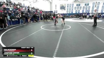 140 lbs Quarterfinal - Josephine Wiener, Harvard Westlake vs Ava McGowan, Eleanor Roosevelt