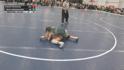 105 lbs Champ. Rd Of 64 - Miley Bernshausen, Elevate Wrestling Academy vs Jordan Rodriguez, Beat The Streets Chicago
