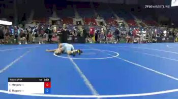 182 lbs Round Of 64 - Tanner Meyers, South Dakota vs Conner Rogers, Ohio