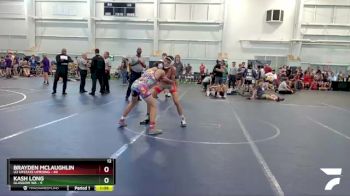 115 lbs Round 2 (6 Team) - Brayden Mclaughlin, U2 Upstate Uprising vs Kash Long, Glasgow WA