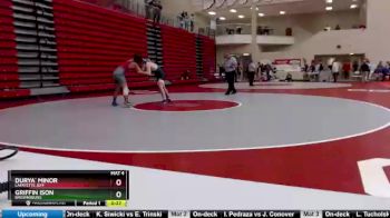 160 lbs 5th Place Match - Durya` Minor, Lafayette Jeff vs Griffin Ison, Brownsburg