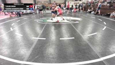 157 lbs 5th Place - Caleb Irwin, Canton Wrestling Club vs Cooper Xayabouth-Jones, Temple High School Wrestling
