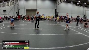 98 lbs Round 3 (8 Team) - Barrett Stemberger, Impact Black vs Gabe Dickun, D3 Training Center