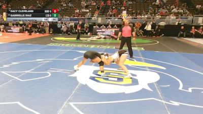 3rd Place Match - Gabrielle Diaz, Lexington vs Dacy Cleveland, Norfolk