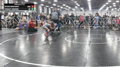 65 lbs Round 3 (12:30pm Saturday) - Paisley Grinder, Maryland Gold vs Sylvia Brillhart, Team VA/USA