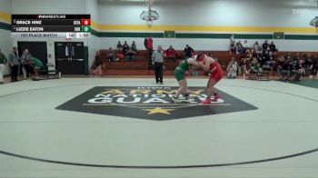 170 lbs 1st Place Match - Lizzie Eaton, Cedar Rapids Kennedy vs Grace Hinz, Cedar Falls