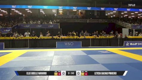 Leticia Galvao Pinheiro vs Ellie Giselle Navarro 2026 Pan Kids Jiu-Jitsu IBJJF Championship