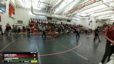 138 lbs Semifinal - Luke Russell, Natrona County vs Cannon Boren, Thermopolis