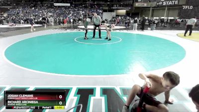 88 lbs Cons. Round 1 - Richard Arciniega, Ravens Wrestling vs Josiah Clemans, FordDynastyWrestlingClub